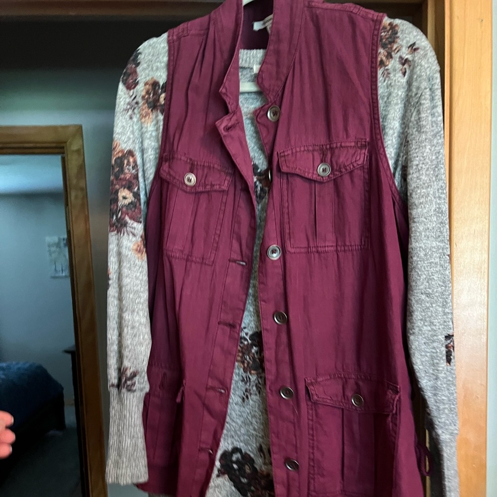 Maurice’s dress and vest combo